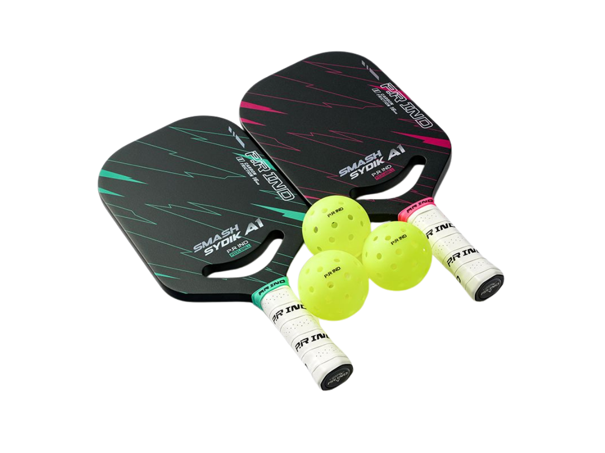 PRIND pickleball paddles and balls