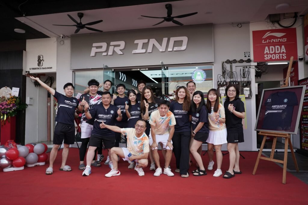 The PRIND Austin JB team posing together in front of the P.R IND store entrance